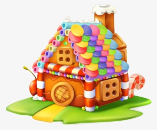 Gingerbread House Cupcake Sweetness Candy - Transparent Gingerbread House Clip Art