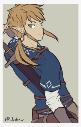 0 Replies 0 Retweets 3 Likes - Breath Of The Wild Link Fanart