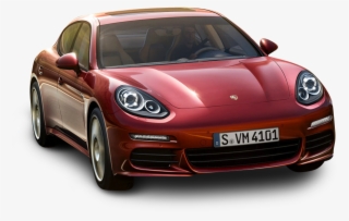 Red Porsche Panamera Car - Porsche Targa 4s
