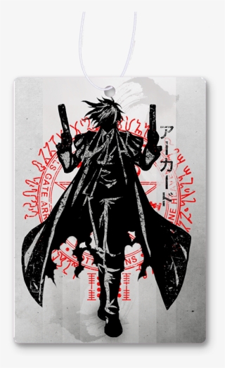 Crimson Alucard Air Freshener - Anime Vampire Slayer