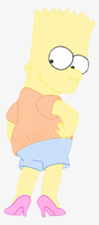 Bartsimpson Zapatillas Pastel Png Bart Lossimpson Amari - Cartoon