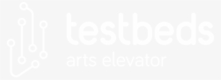 Testbeds Logo Arts Elevator Rgb White - Toronto Film Festival Logo White