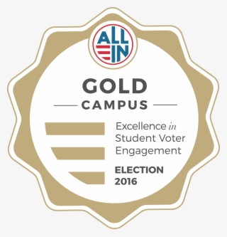 Only School To Earn A Gold Seal From @allintovote For - Label