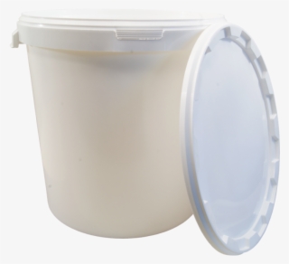 30 Litre Food Grade Plastic Bucket With Lid - Circle