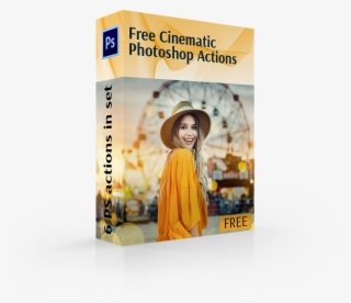 Vsco Photoshop Actions Cover Box Girl - Flyer