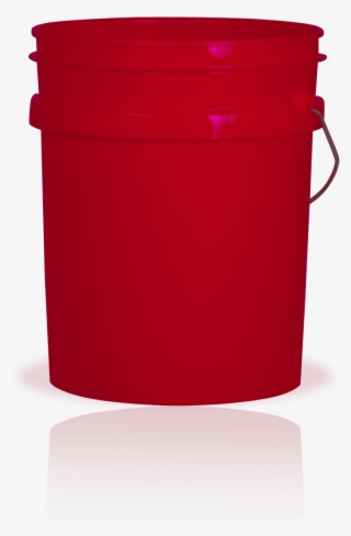 5 Gallon Red Plastic Bucket 3 Pack 7 - Plastic