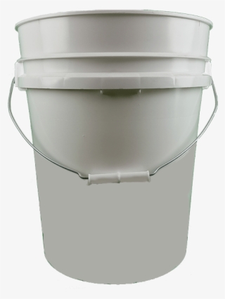 25 Gallon Plastic Bucket White - Bucket