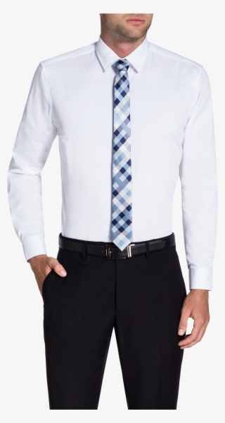 White Edgar Dress Shirt - Formal Wear