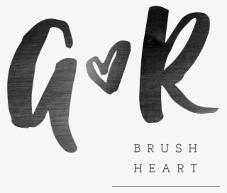 2500 X 2500 5 - Calligraphy Heart Png