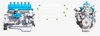 The Blue Components Indicate The Keyou Core Components - Hydrogen Internal Combustion Engine