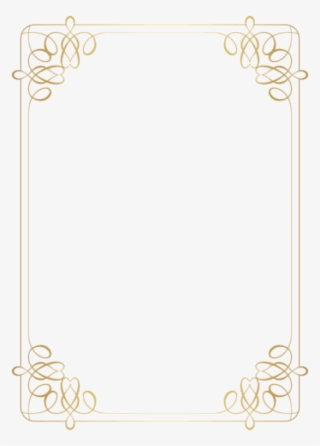 Free Png Download Border Frame Gold Clipart Png Photo - Png Clipart Gold Frame Png