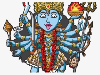Gods Clipart Devi - Kali Hindu Goddess Cartoon