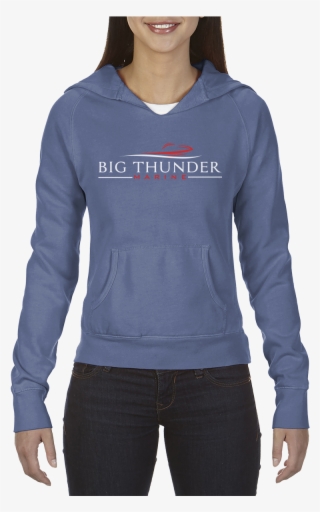 Big Thunder Marine Women's Hooded Sweatshirt - Comfort Colors