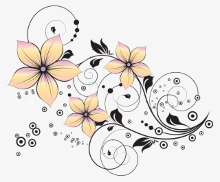 Floral Decoration Clip Art Image