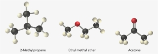 Arrange Ethyl Methyl Ether , 2-methylpropane [isobutane, - Methyl Ethyl Ether Model