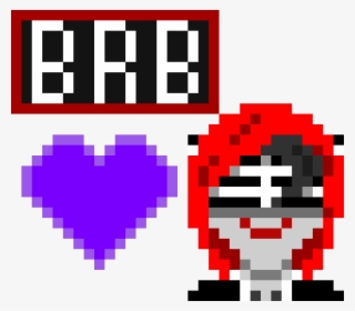 Unicornjubs Brb - Heartless Pixel Art