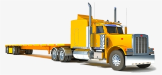 Shipping Containers Delivery Truck - Trailer Truck