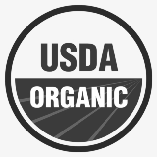 Usd Organic Coffee - Black And White Organic Logo