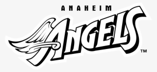 Anaheim Angels Logo Black And White