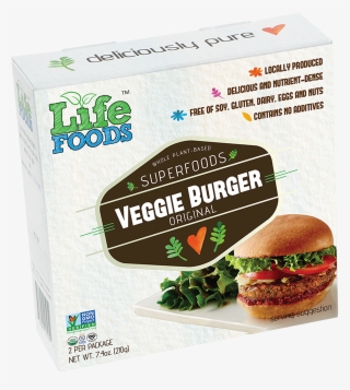 Superfoods Veggie Burger - Life Foods Veggie Burger