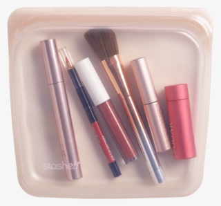 Reusable Silicone Sandwich Bag - Makeup Brushes