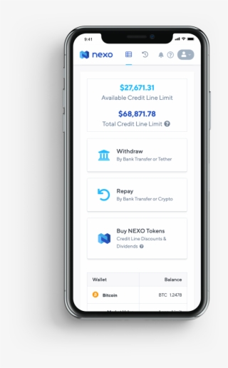 Nexo Platform Mobile - Iphone