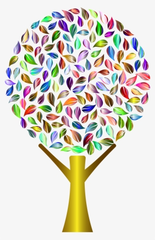 This Free Icons Png Design Of Prismatic Abstract Tree