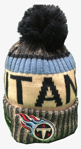 Tennessee Titans Nfl 17 Sideline Pom Toque - Tennessee Titans Sideline Stocking Cap
