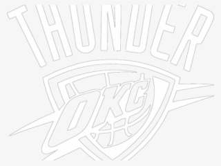 Oklahoma City Thunder Clipart Transparent - Black Okc Thunder Logo