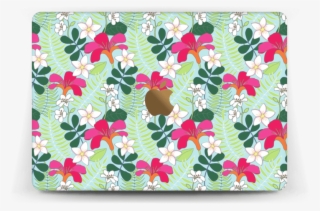 Tropical Flowers Skin Macbook 12” - Coin Purse