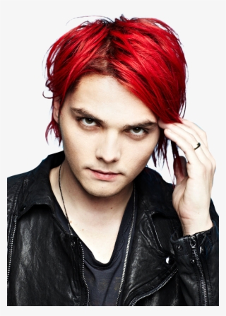 Gerard Way My Chemical Romance Transparent Png Transparent - Red Haired Gerard Way