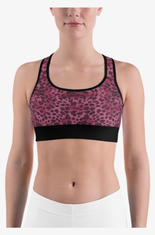 Wild Thing Pink Leopard Sports Bra - Bra