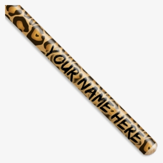 Leopard Print Personalized Drumsticks - Beige