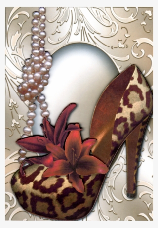 Leopard Print Shoe With Orchid - Basic Pump