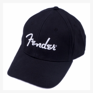 Fender Black Logo Stretch Cap