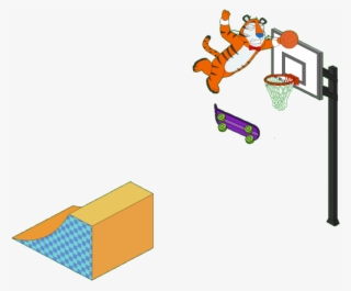 Fat Guy Basketball Clipart