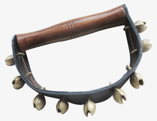 Jingle Bells On Handle - Leather