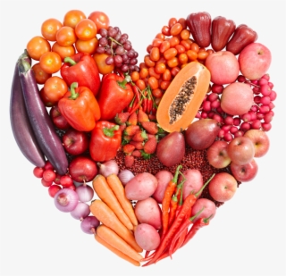 Heart From Vegetables - Happy Valentines Day Healthy