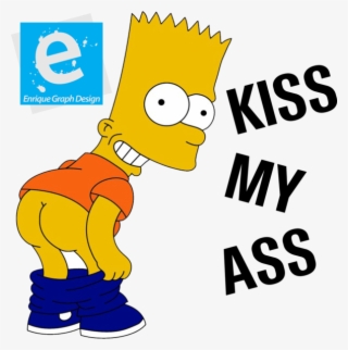 Bart Simpsons - Haters Kiss My Ass