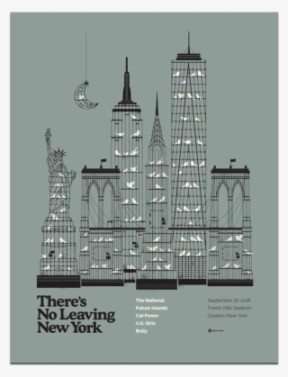 The Nationalnew York City Forest Hills Poster September - National No Leaving New York Poster
