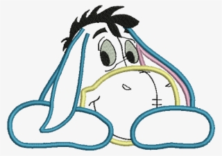 Eeyore Winnie The Pooh Character Applique Embroidery