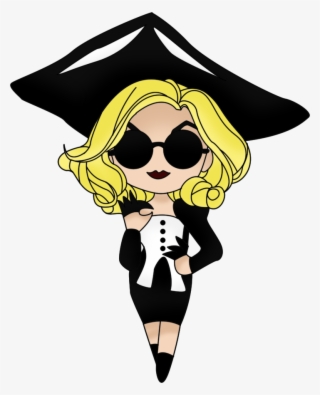 Lady Gaga Clipart Gaga Png - Lady Gaga Desenho Chibi