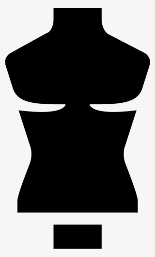 Jpg Free Library Dummy Filled Icon Free Download Png - Woman Torso Silhouette
