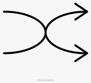 Double Arrows Coloring Page
