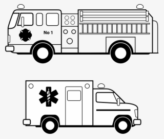 Fire Truck Vector Free Ambulance Emergency Fire Free - Fire Truck Vector Clipart