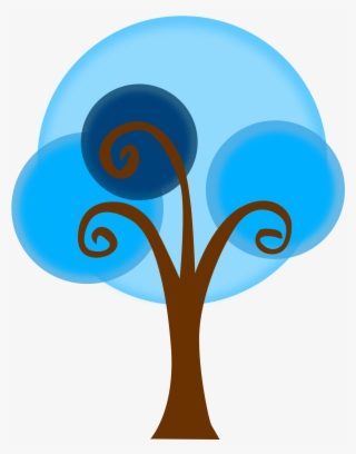 This Free Icons Png Design Of Blue Tree