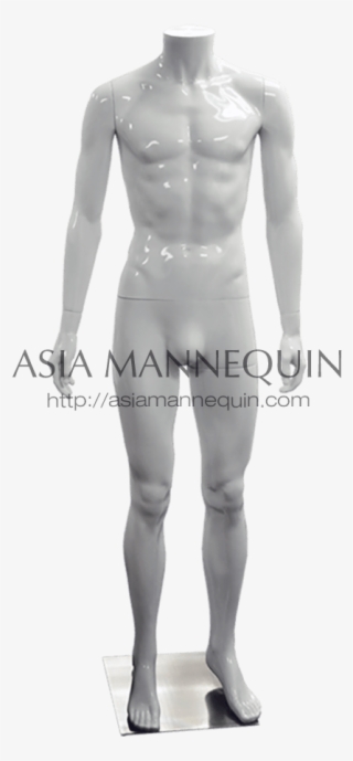 Mpwm001hl Male Mannequin, Headless, Glossy White - Male