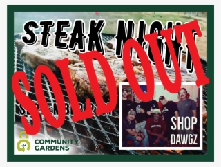 Steak & Live Music Night @ Community Gardens