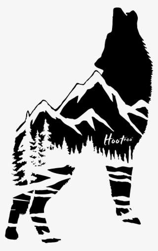 Howling Wolf Hoodie - Illustration