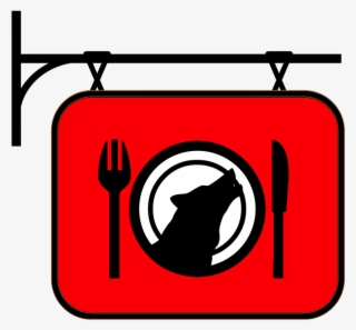 At The Door, Berry And Her Family Could Hear Strange - Black And White Free Clipart Restaurant